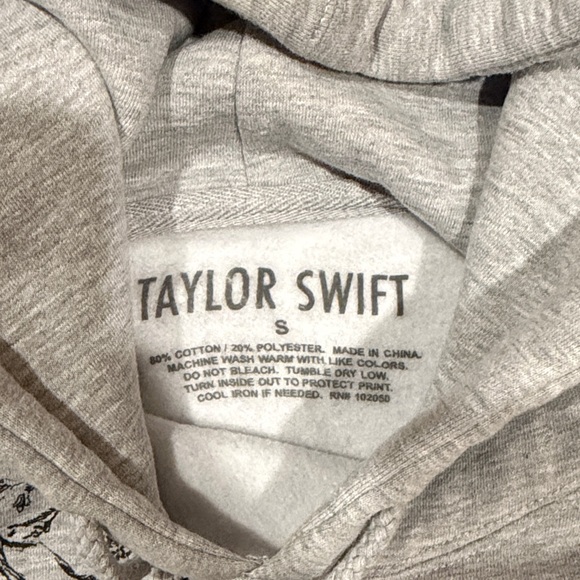 Taylor Swift Gray Tree Graphic Hoodie - Picture 2 of 3